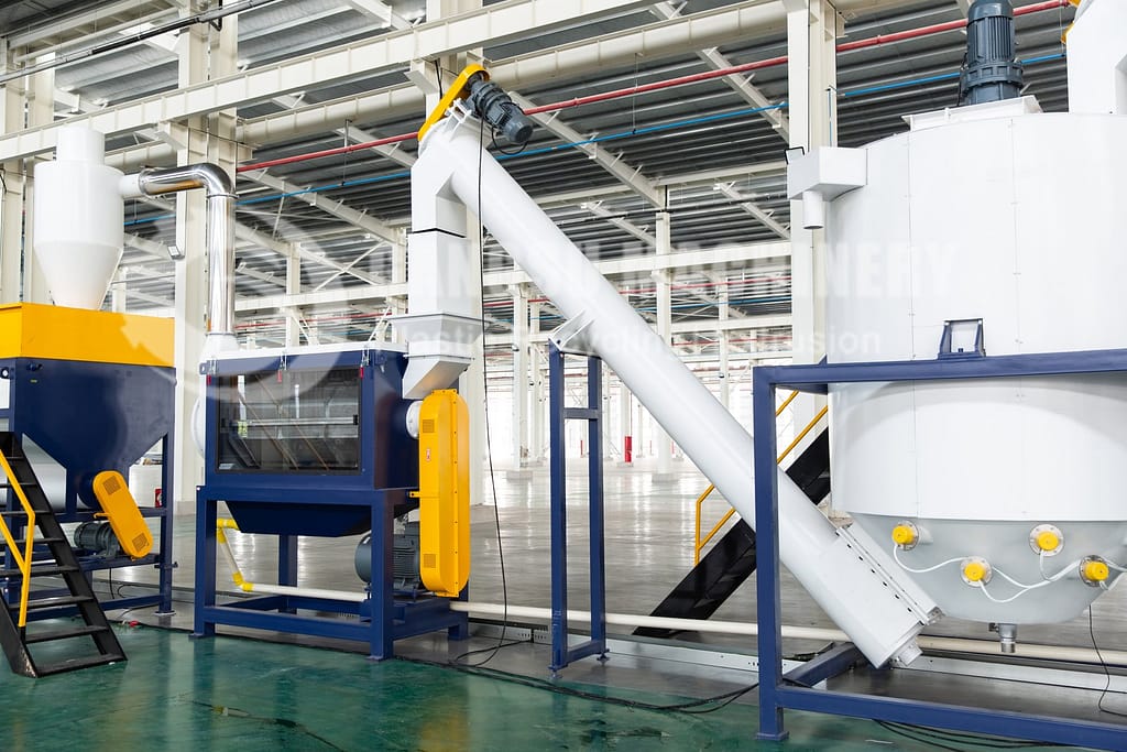 PET bottle hot washing machine - plastic recycling line