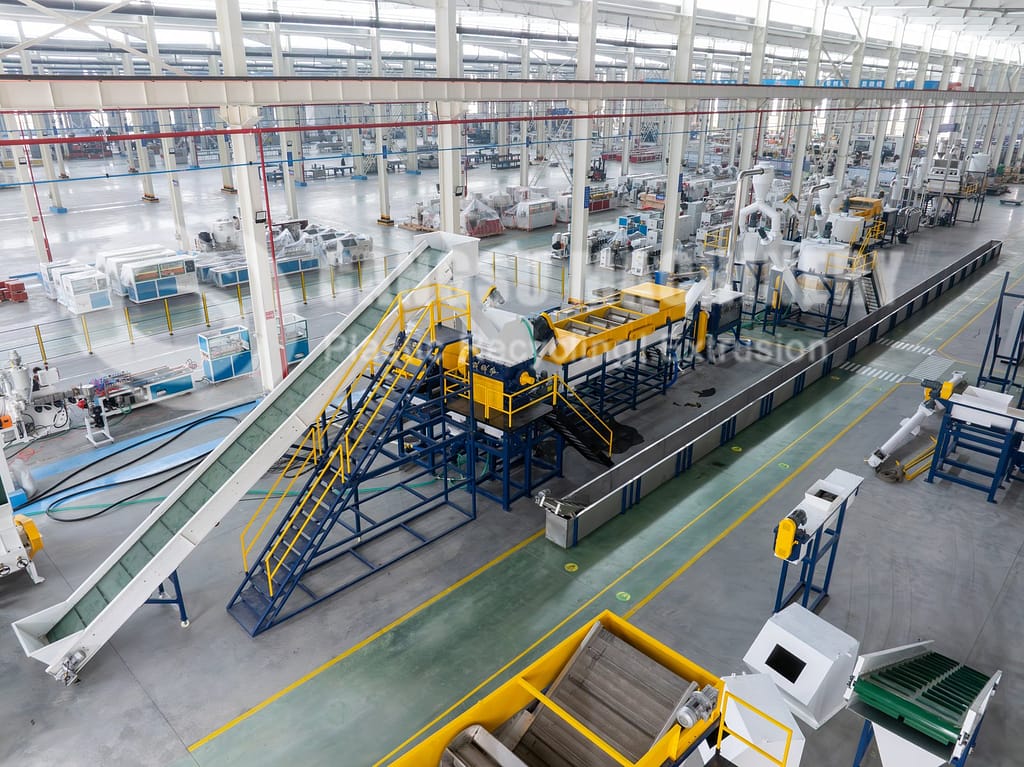 PP PE Plastic recycling washing machinery (425)