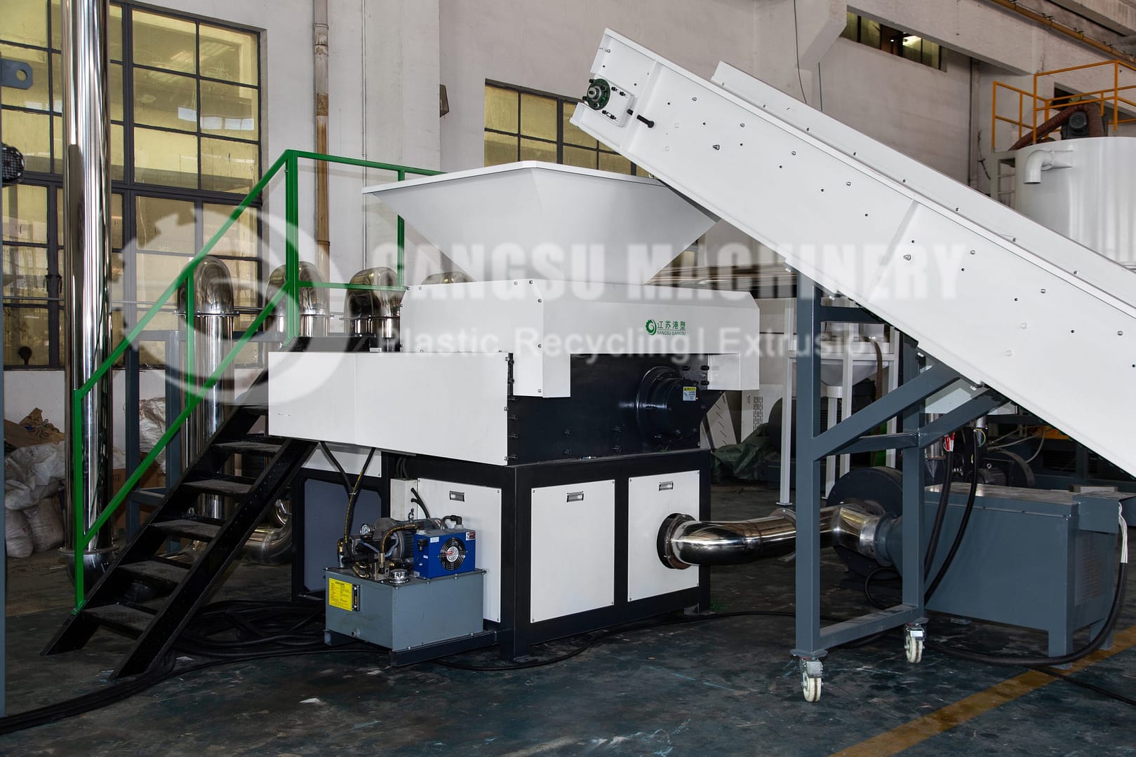 PP PE plastic washing recycling line