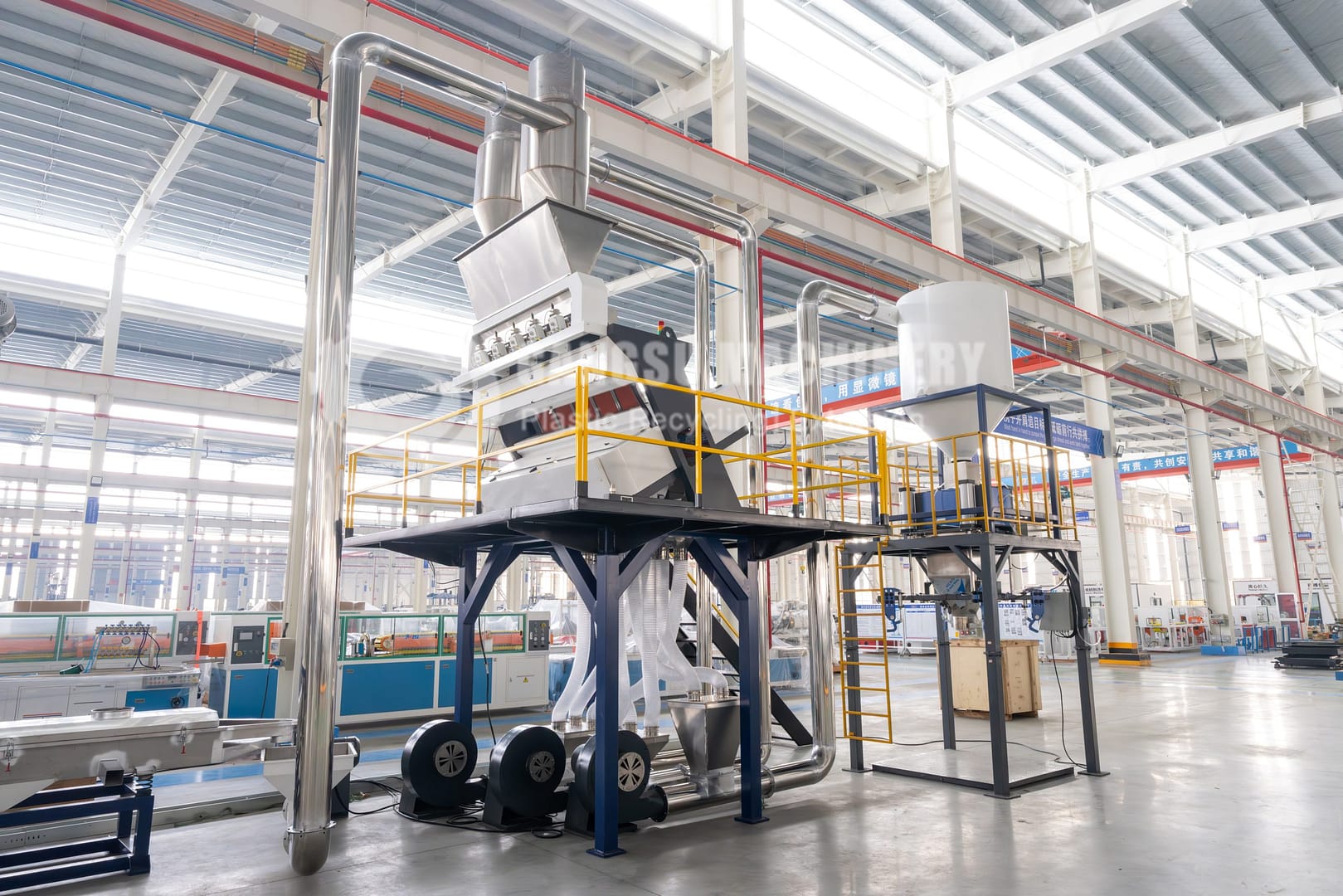 PET recycling washing machinery Color Sorter Material Sorting Machine