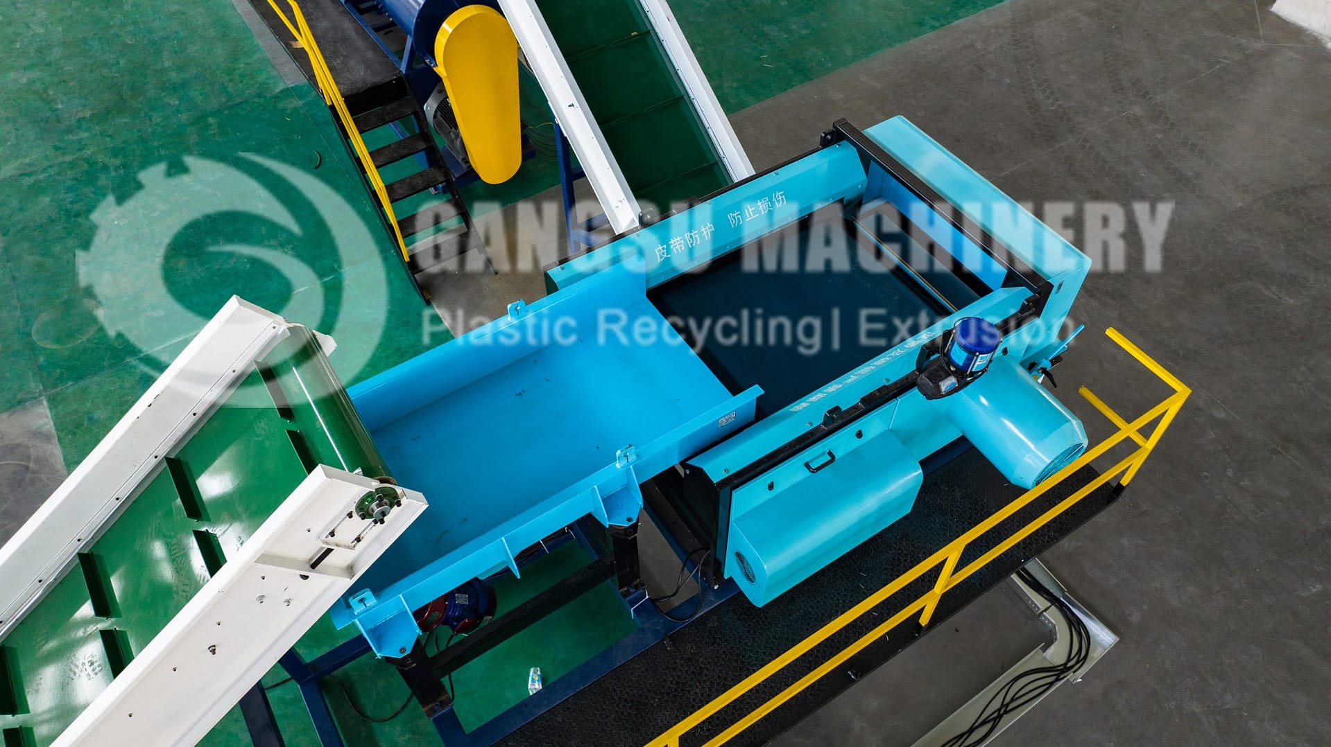 PET recycling washing machinery eddy current metal separator