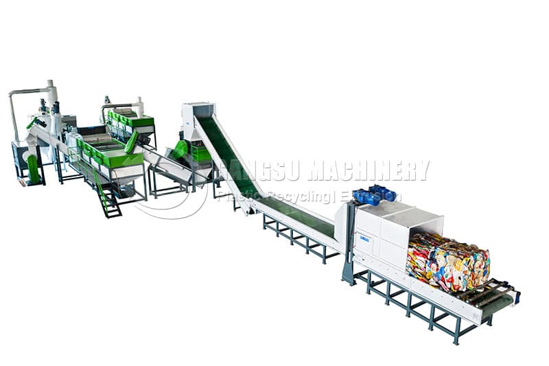 plastic washing recycling line