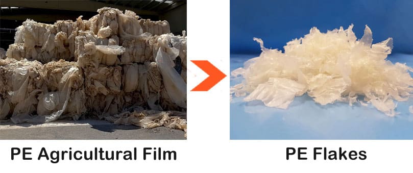 PP PE Plastic Recycling washing line