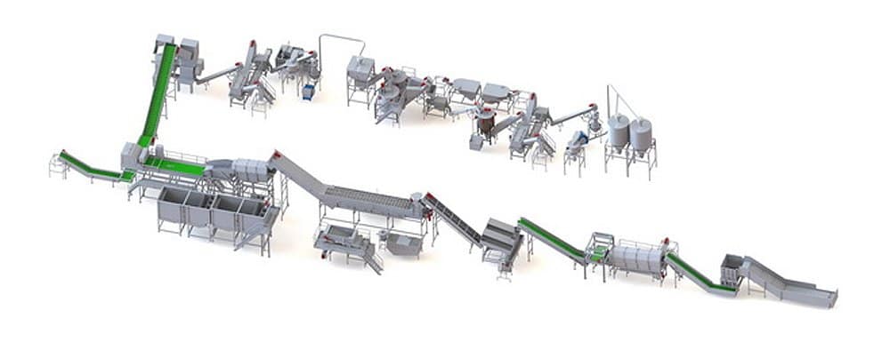 PET-Bottle-Flakes-Washing-Line