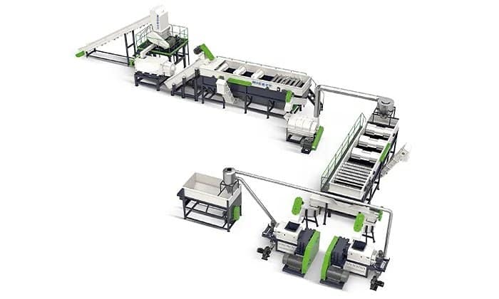 Washing process stages